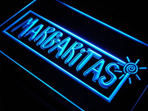 Margaritas Cocktails Bar Beer Neon Light Sign